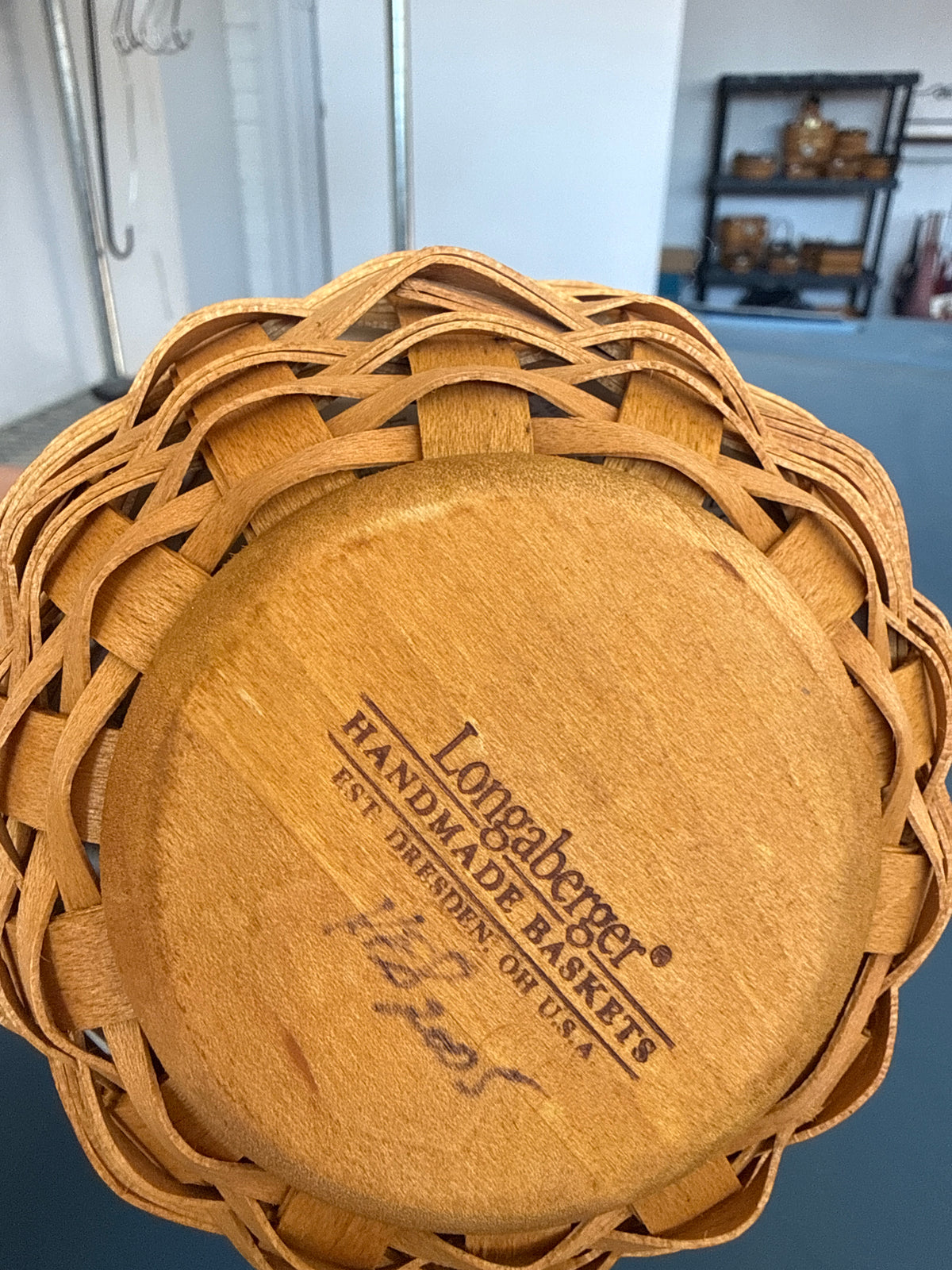 Longaberger small strawberry basket with protector