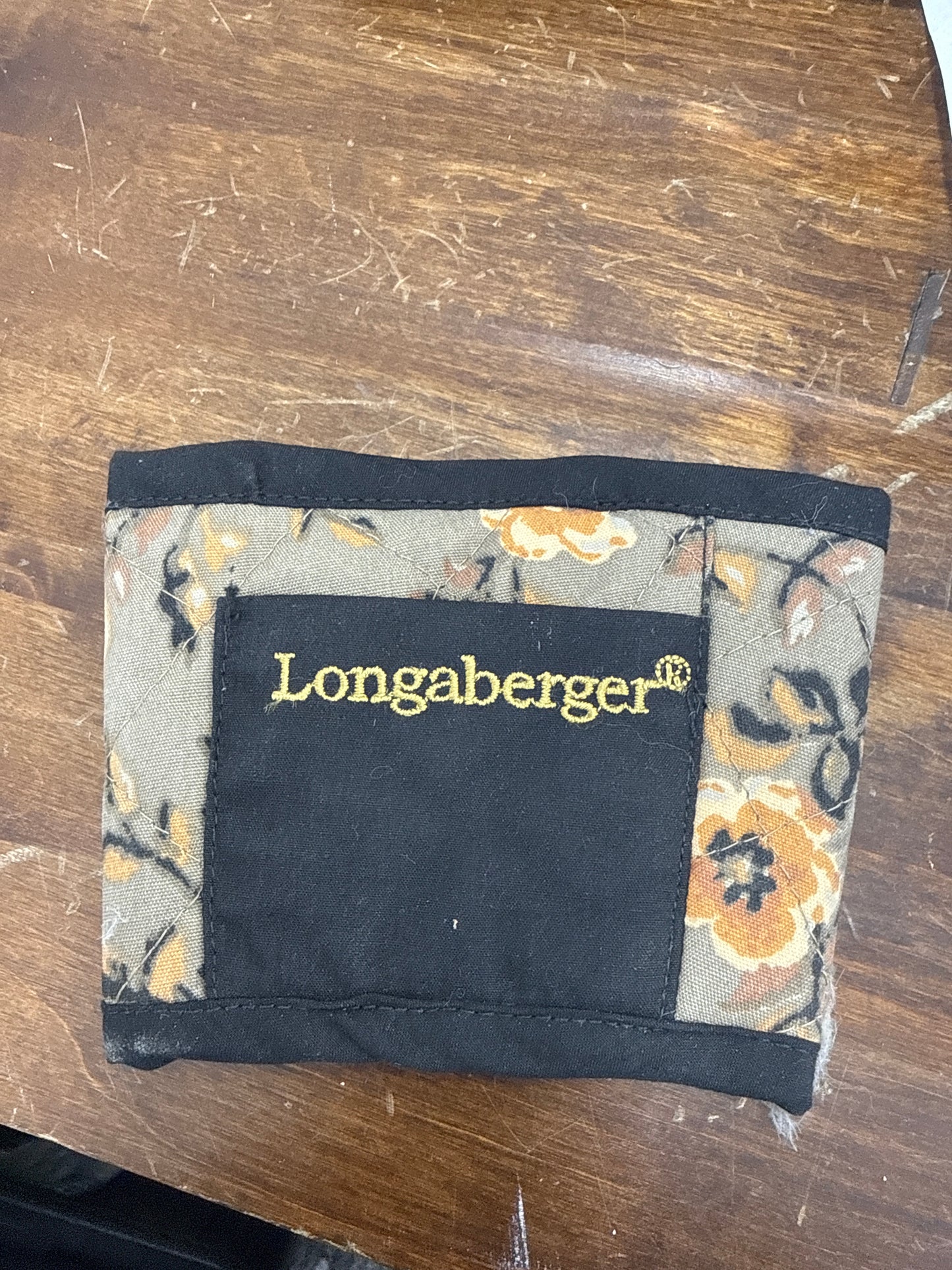 Longaberger cup koozie