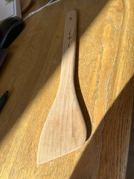 Longaberger wooden scraper