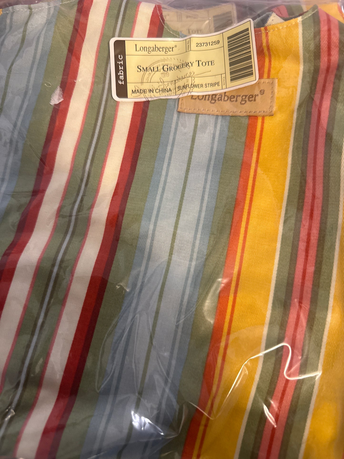 Longaberger small grocery tote