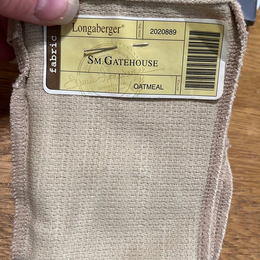 Longaberger small gatehouse liner in oatmeal