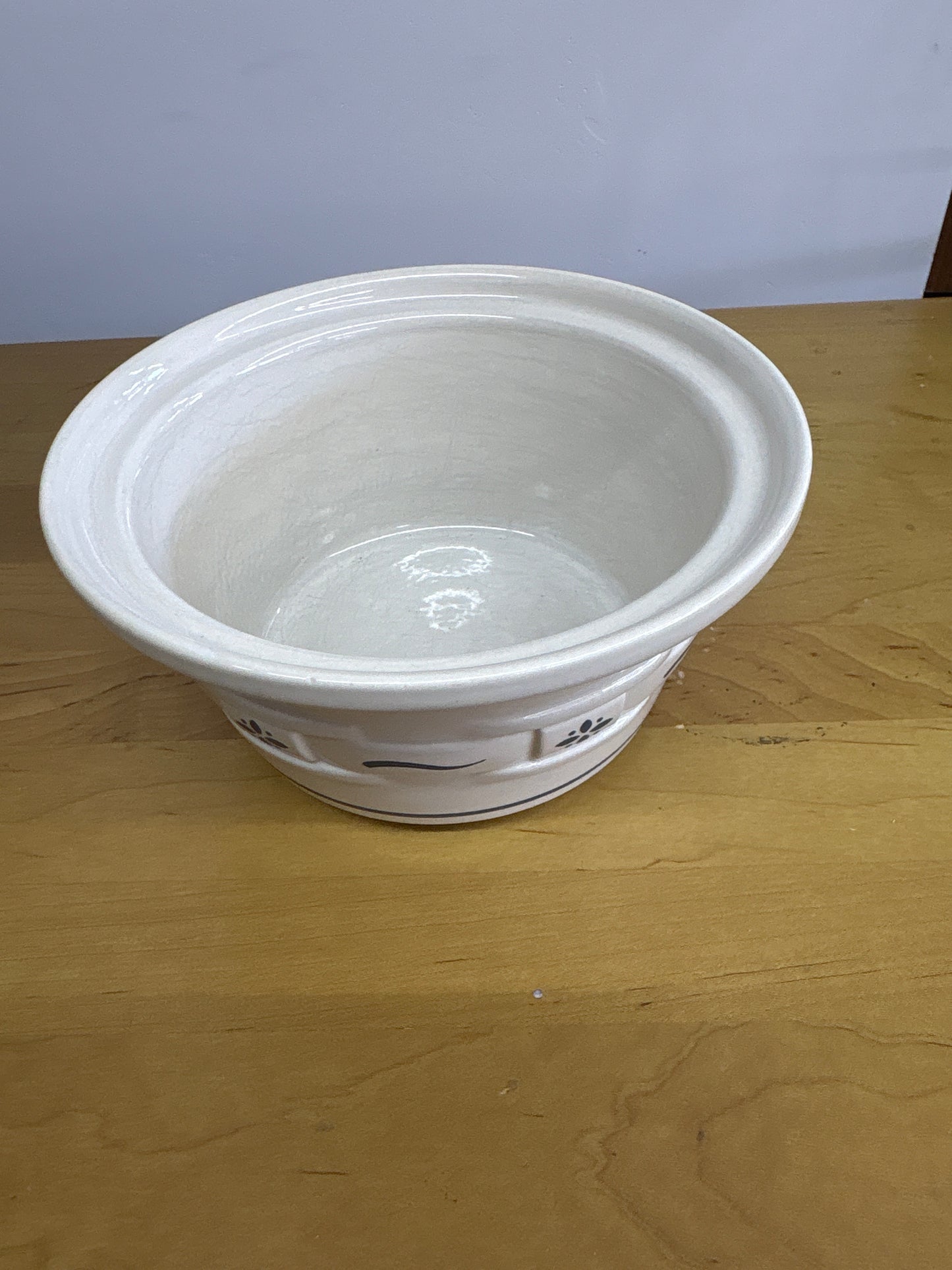 Longaberger Small Casserole Dish in Classic Blue, no Lid