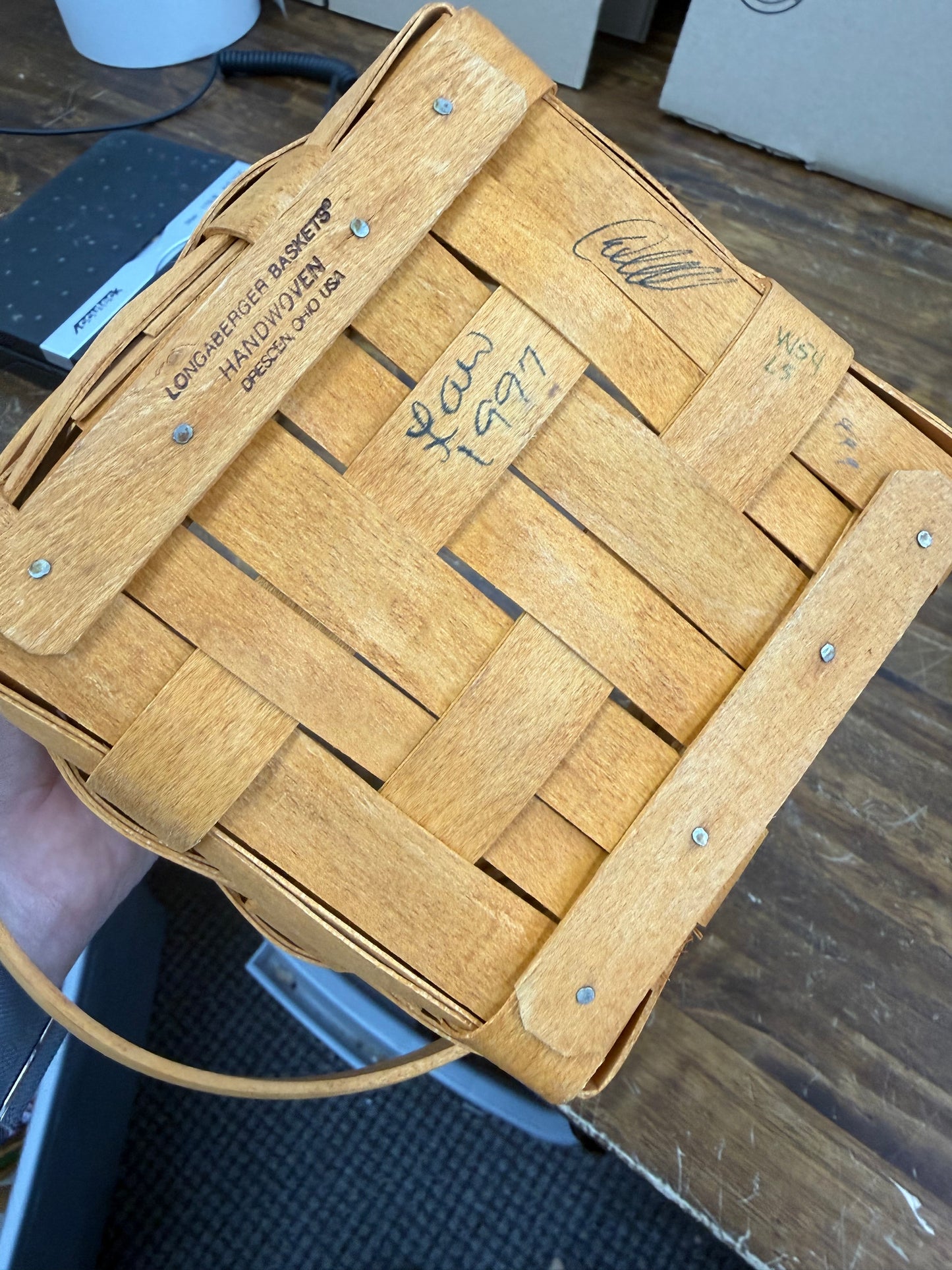 Longaberger 7” measuring basket