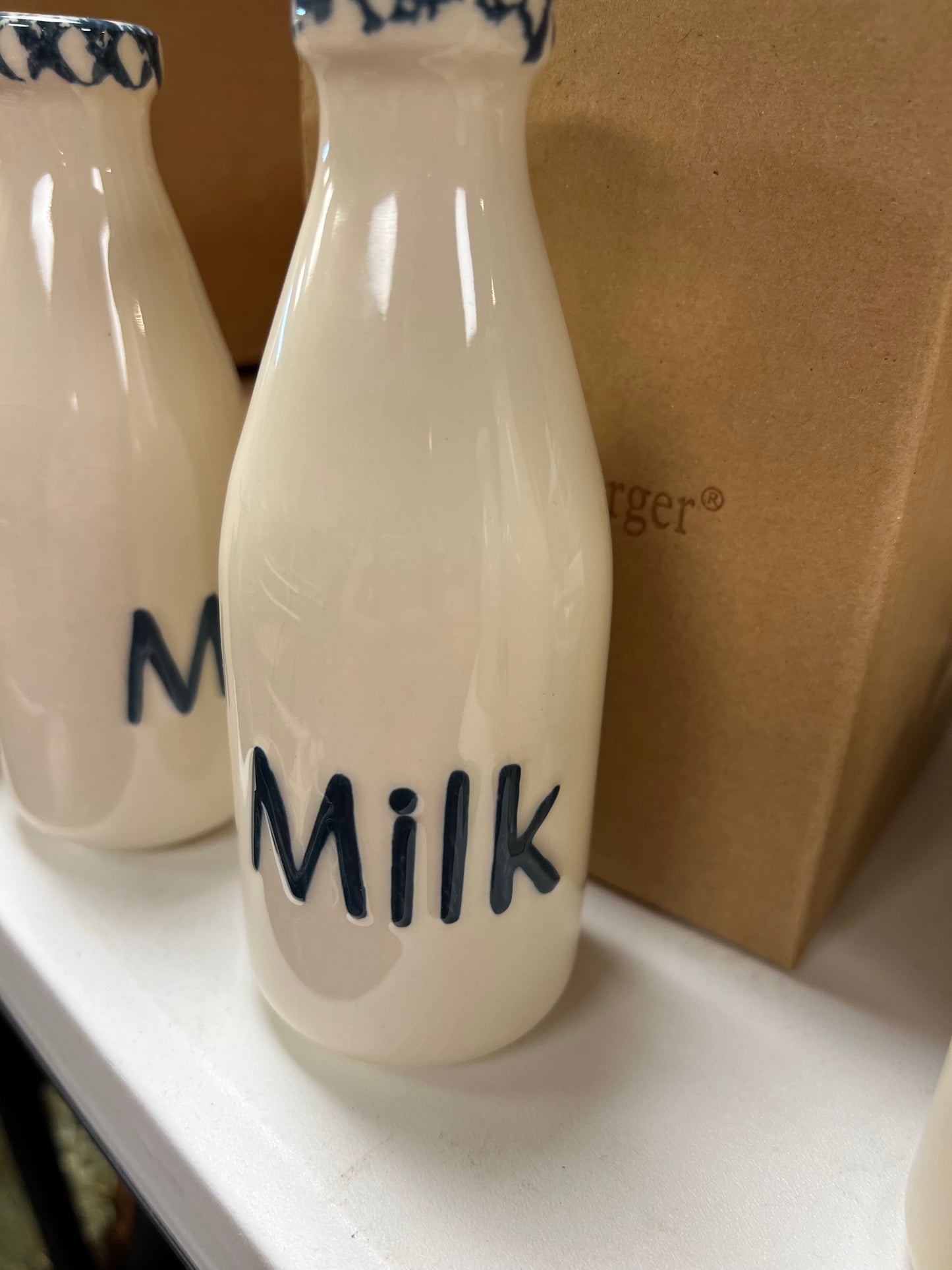 Homestead mini milk for mini milk and bread basket