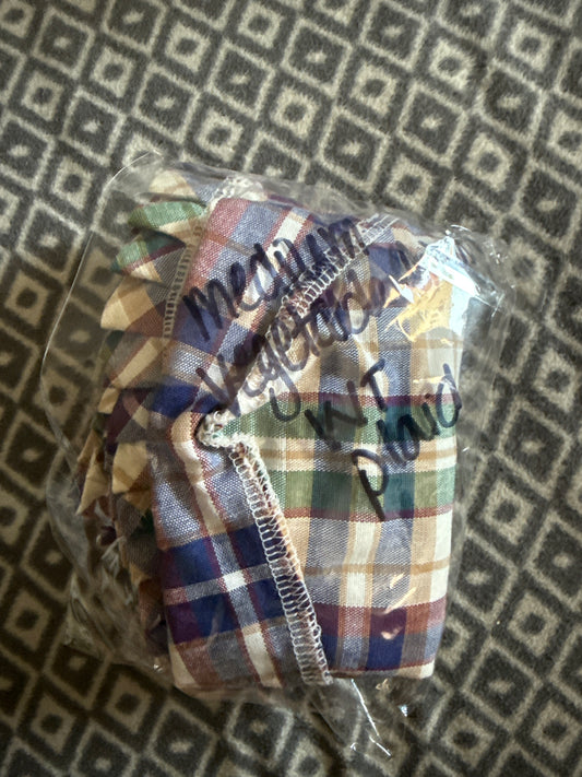 Longaberger Medium Vegetable Liner in Woven Traditions Plaid