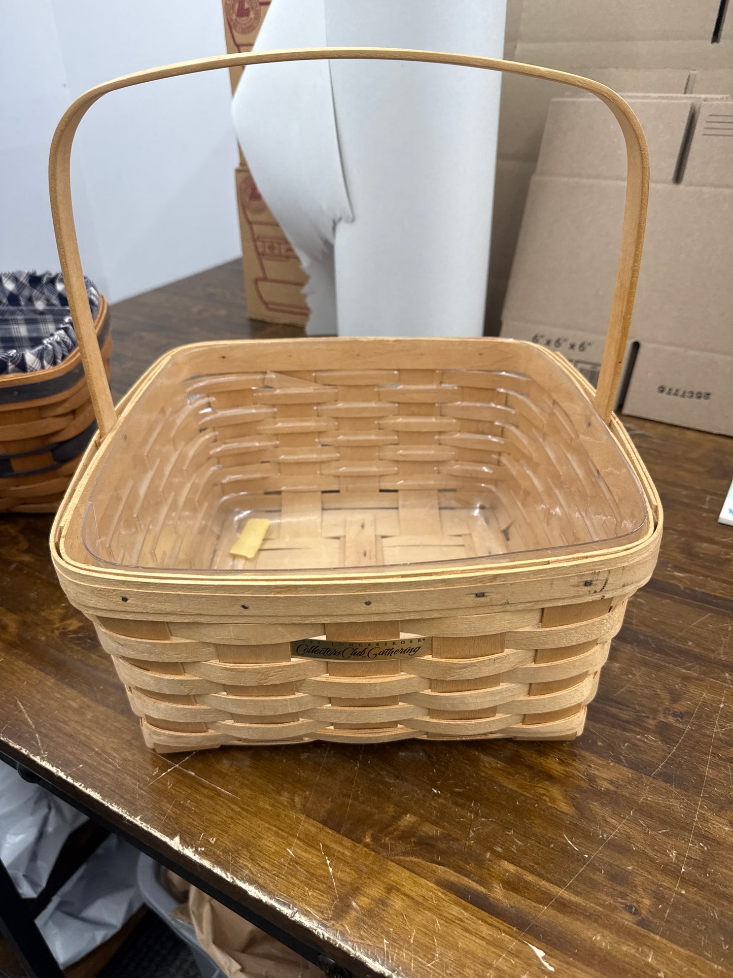 Longaberger 1997 basket making demonstration basket