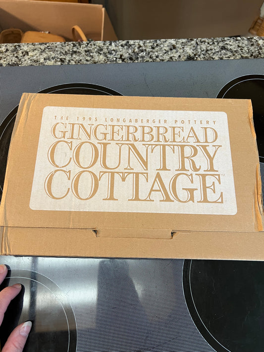 Longaberger 1995 gingerbread country cottage