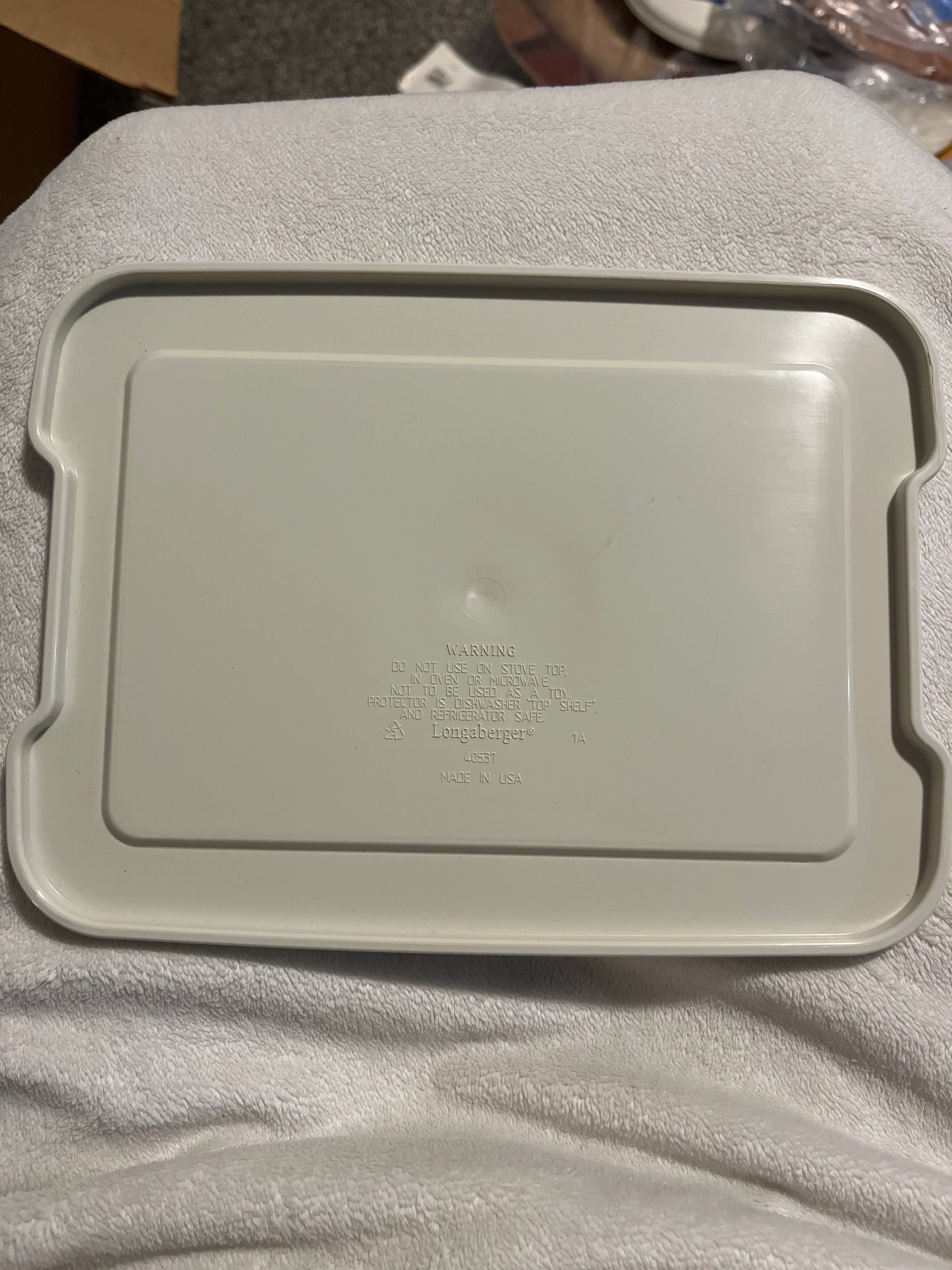 Longaberger 9.5”x7” lid