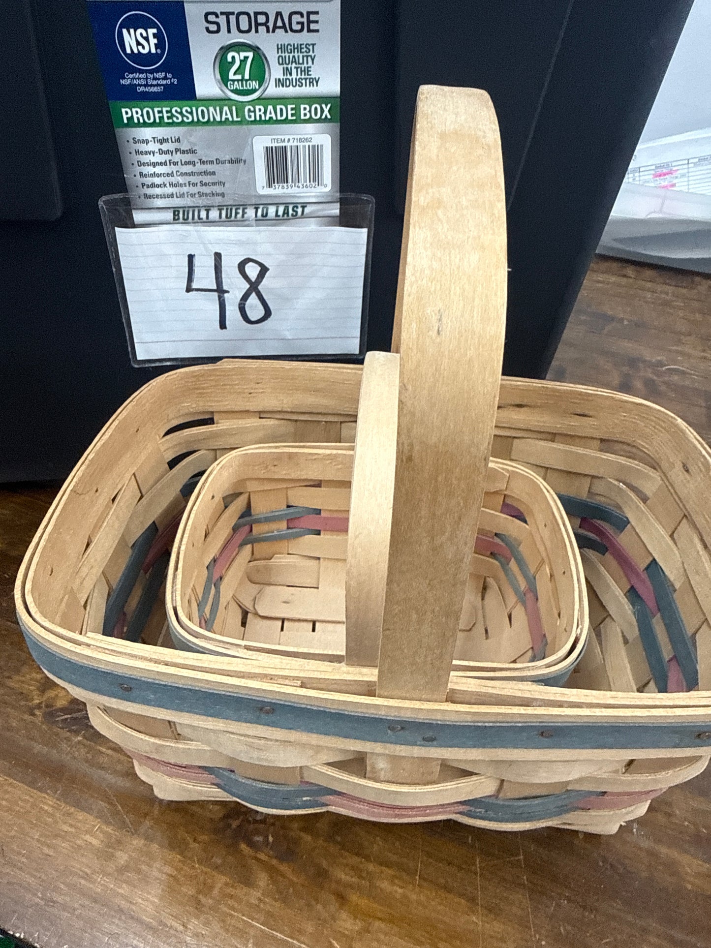 Longaberger pair of Easter baskets