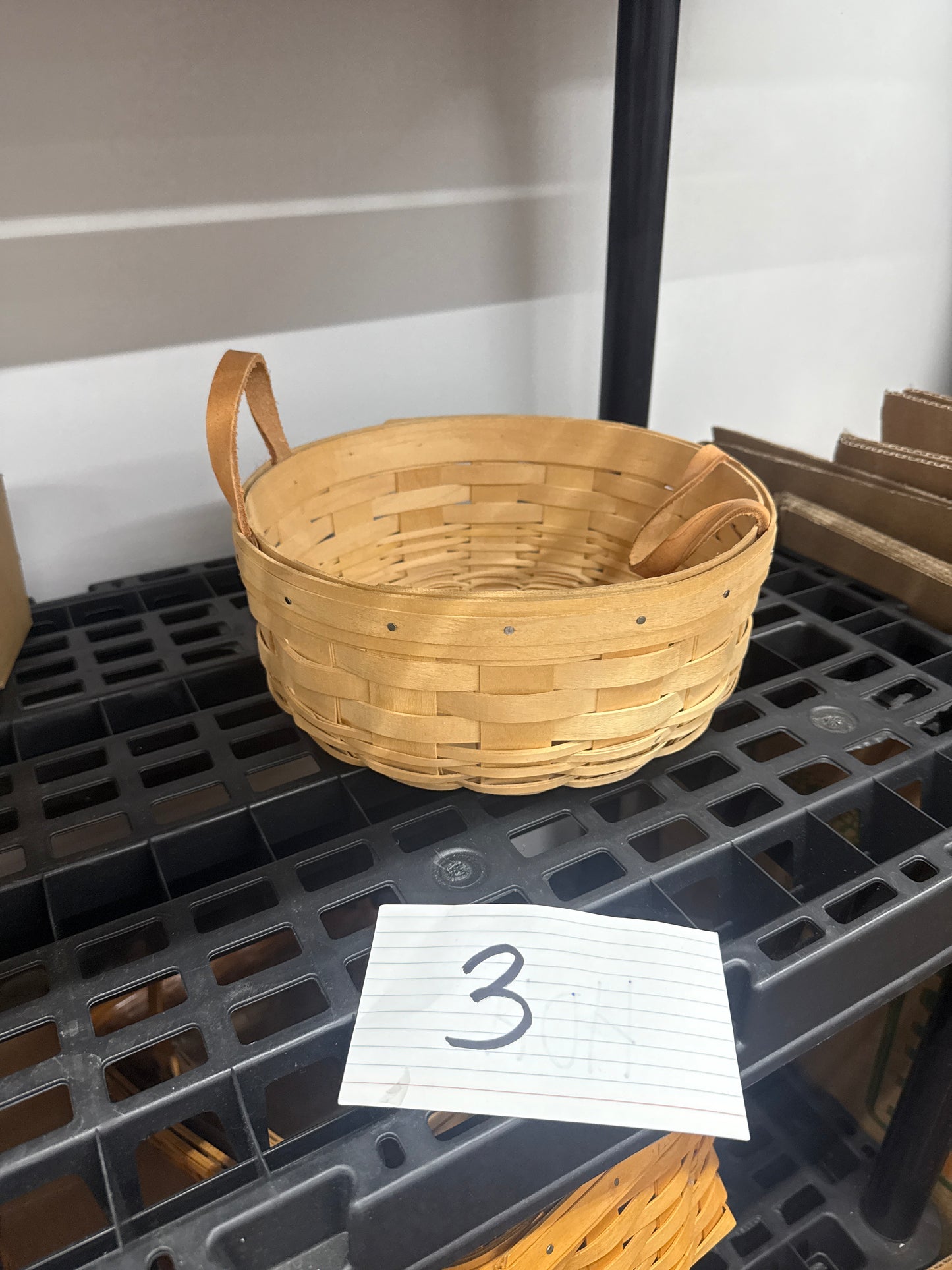 Longaberger darning basket