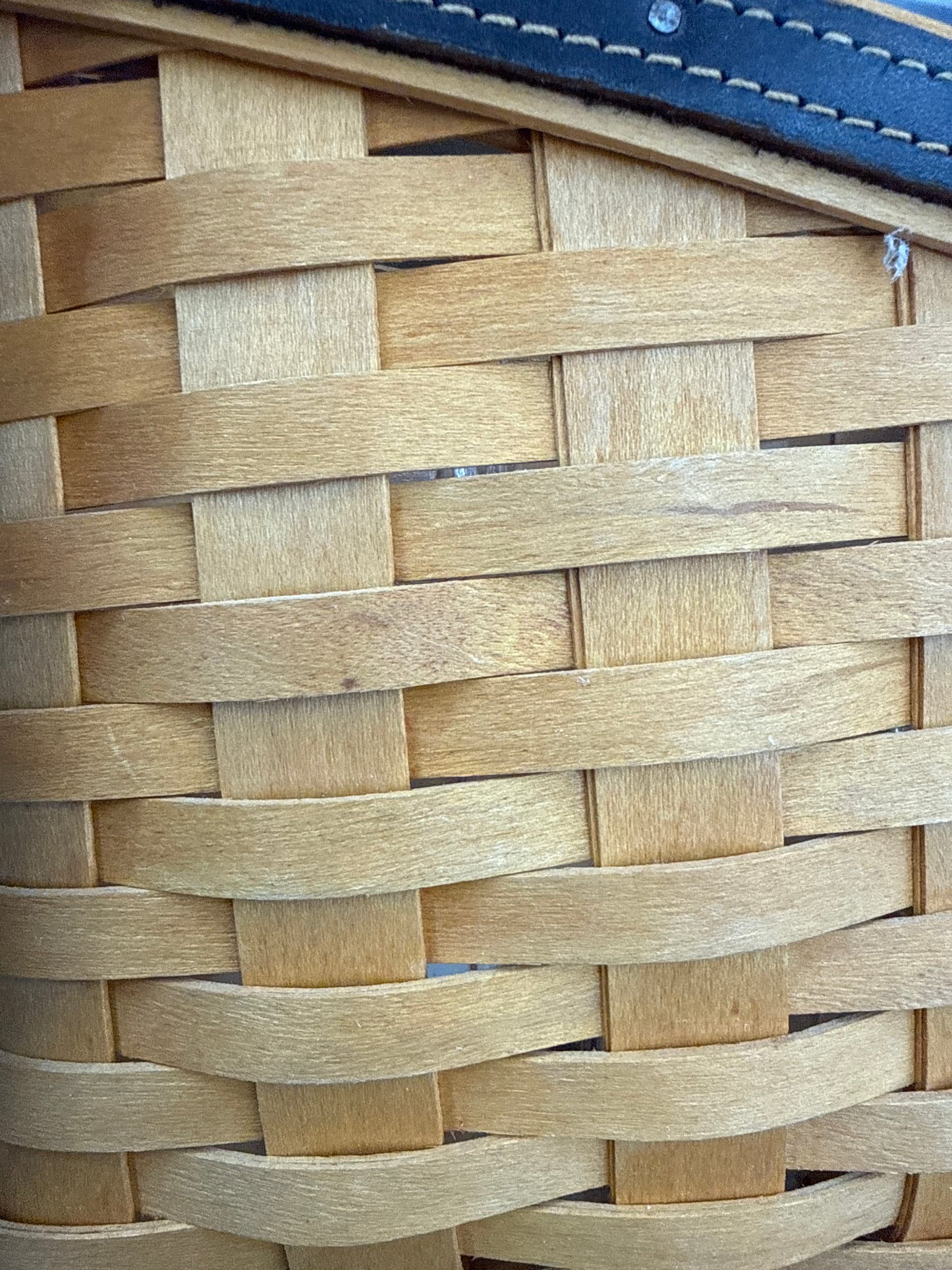 Longaberger daddy’s caddy with protector (basket and protector had some staining)