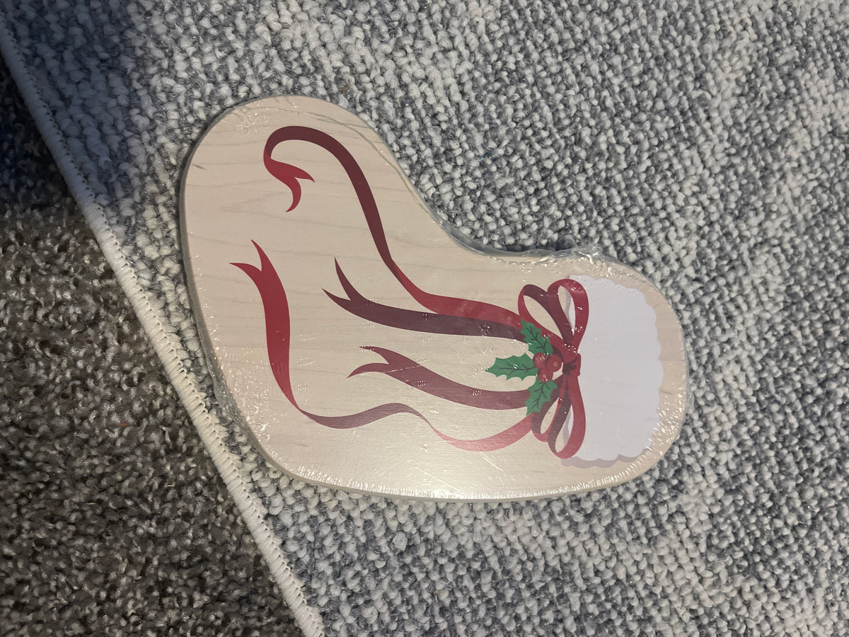 Longaberger 2014 Stocking whitewash lid