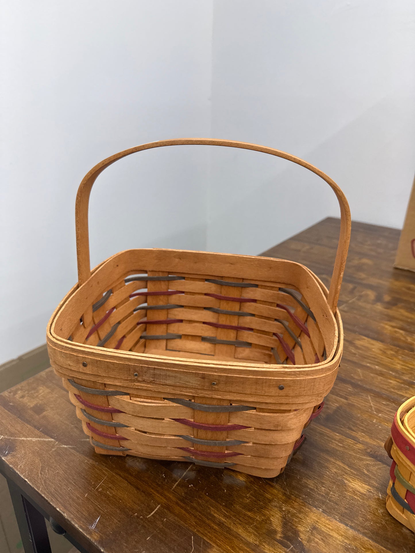 Longaberger light the fire within basket (missing the plaque)