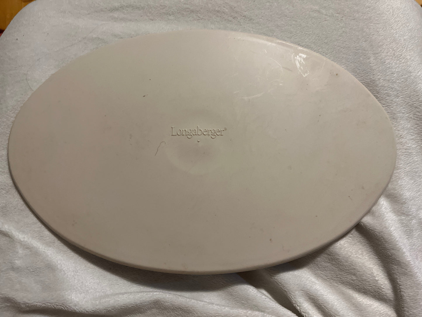 Longaberger 12.75”x8” ovular lid