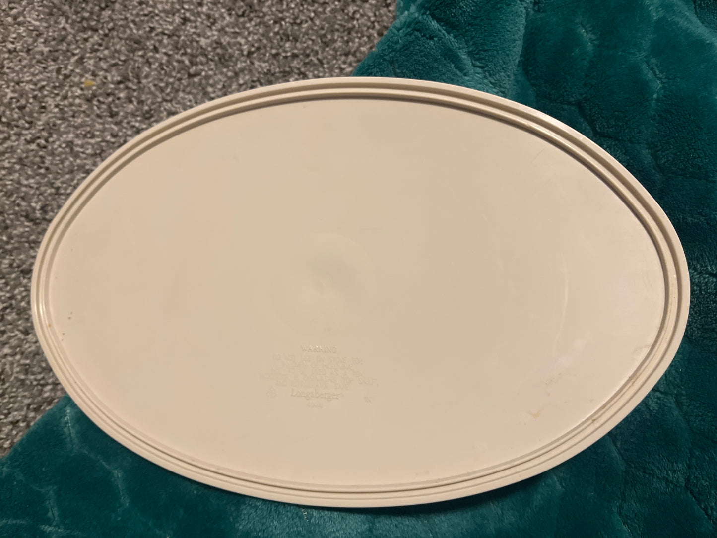 Longaberger 13”x8” lid