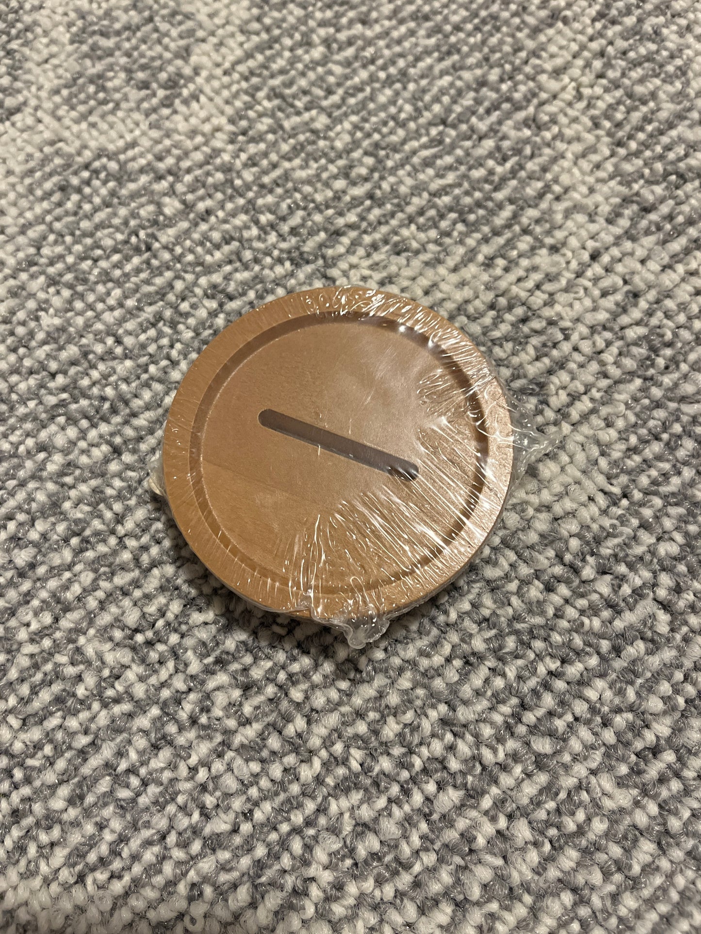 Longaberger blue ribbon pride lid in warm brown