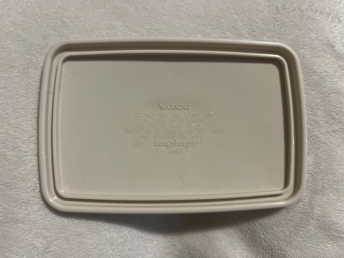 Longaberger 6”x4” lid