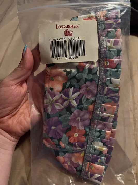 Longaberger Tea Liner in Petunia
