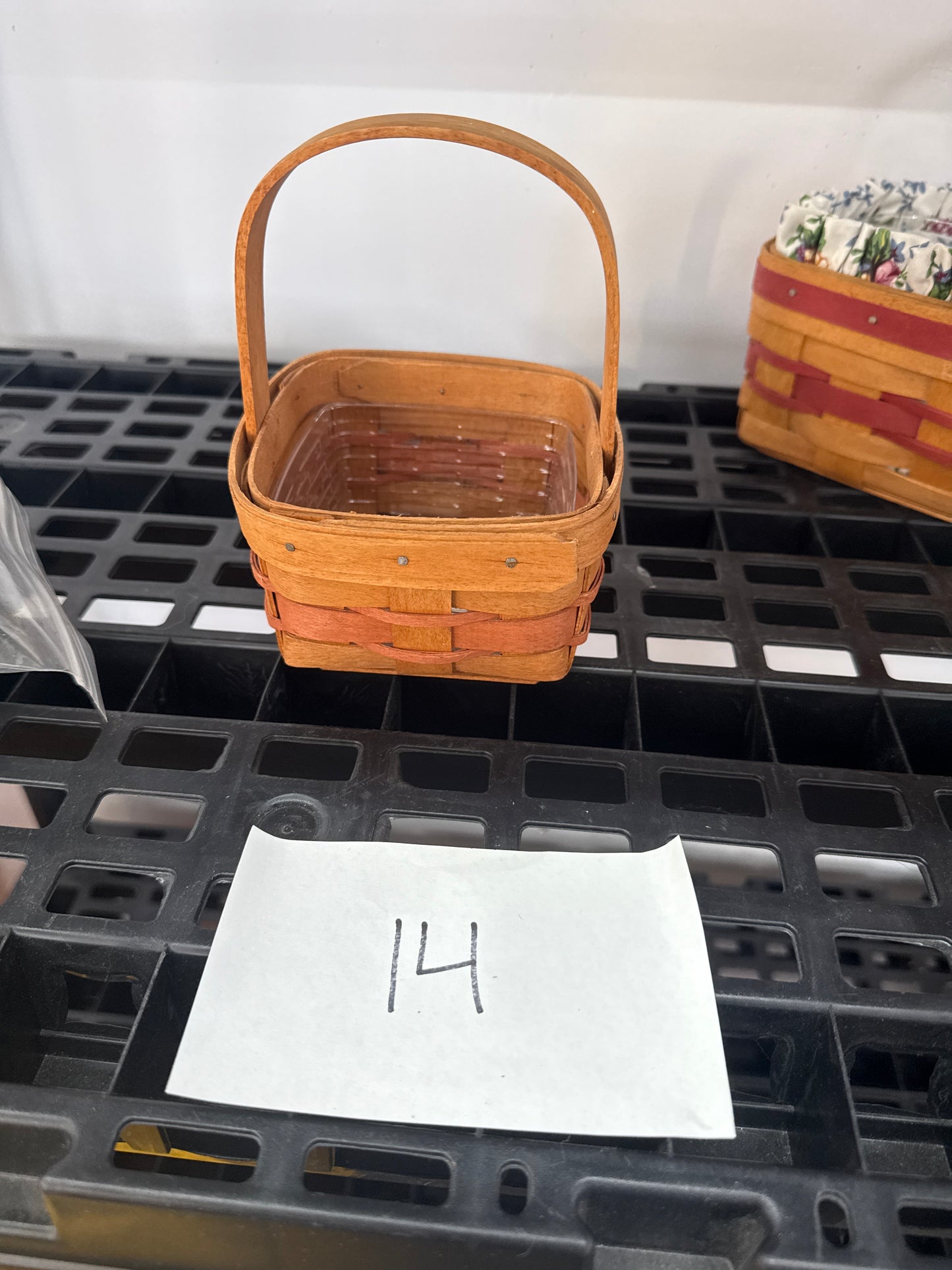 Longaberger little sweetheart basket with protector