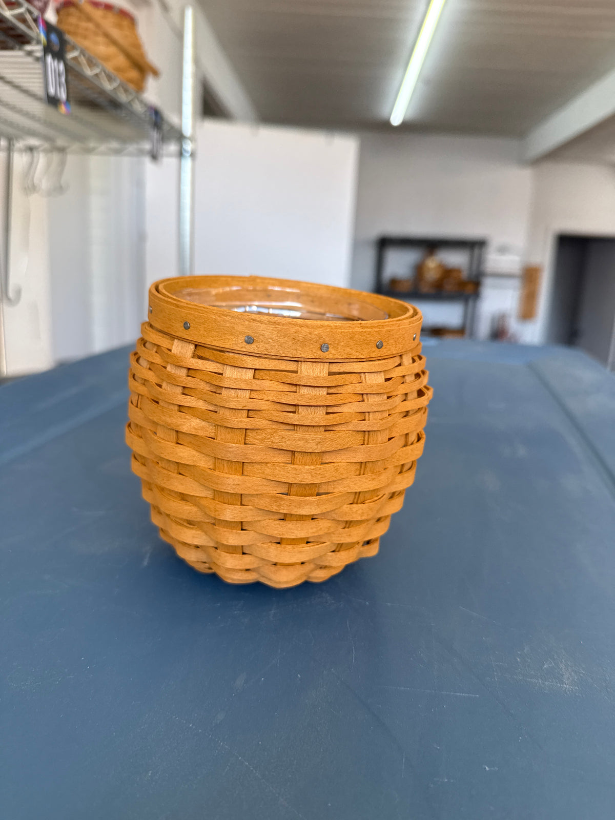 Longaberger small strawberry basket with protector