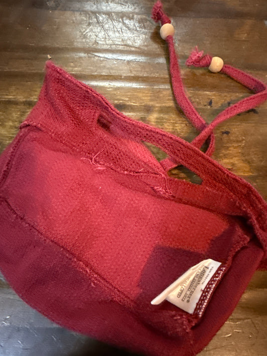 Longaberger small scalloped pocket liner in paprika
