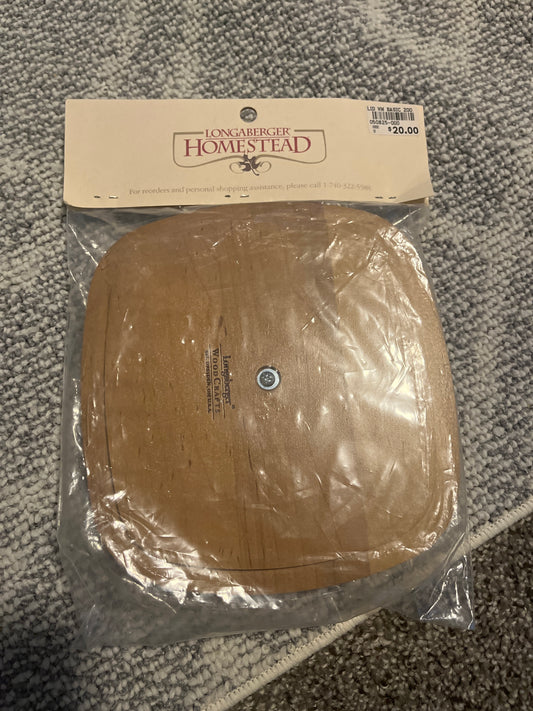 Longaberger warm basic lid
