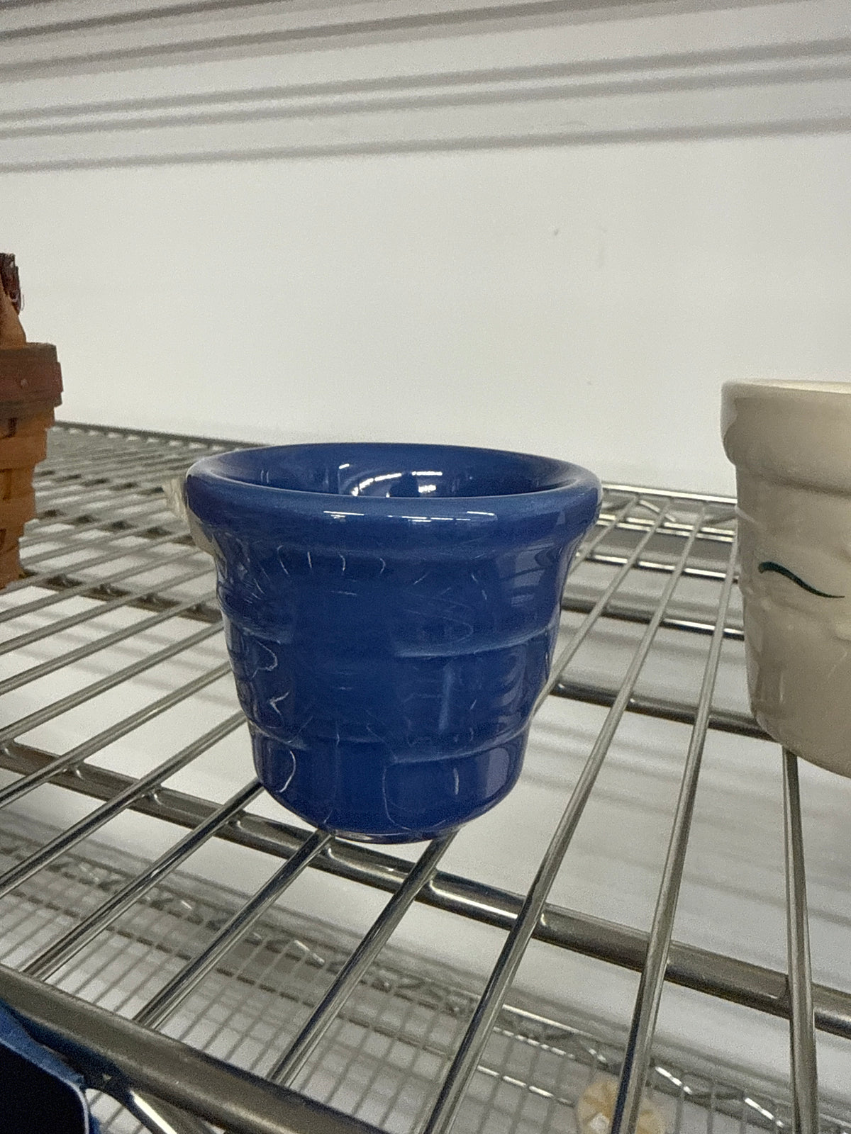 Longaberger votive in cornflower