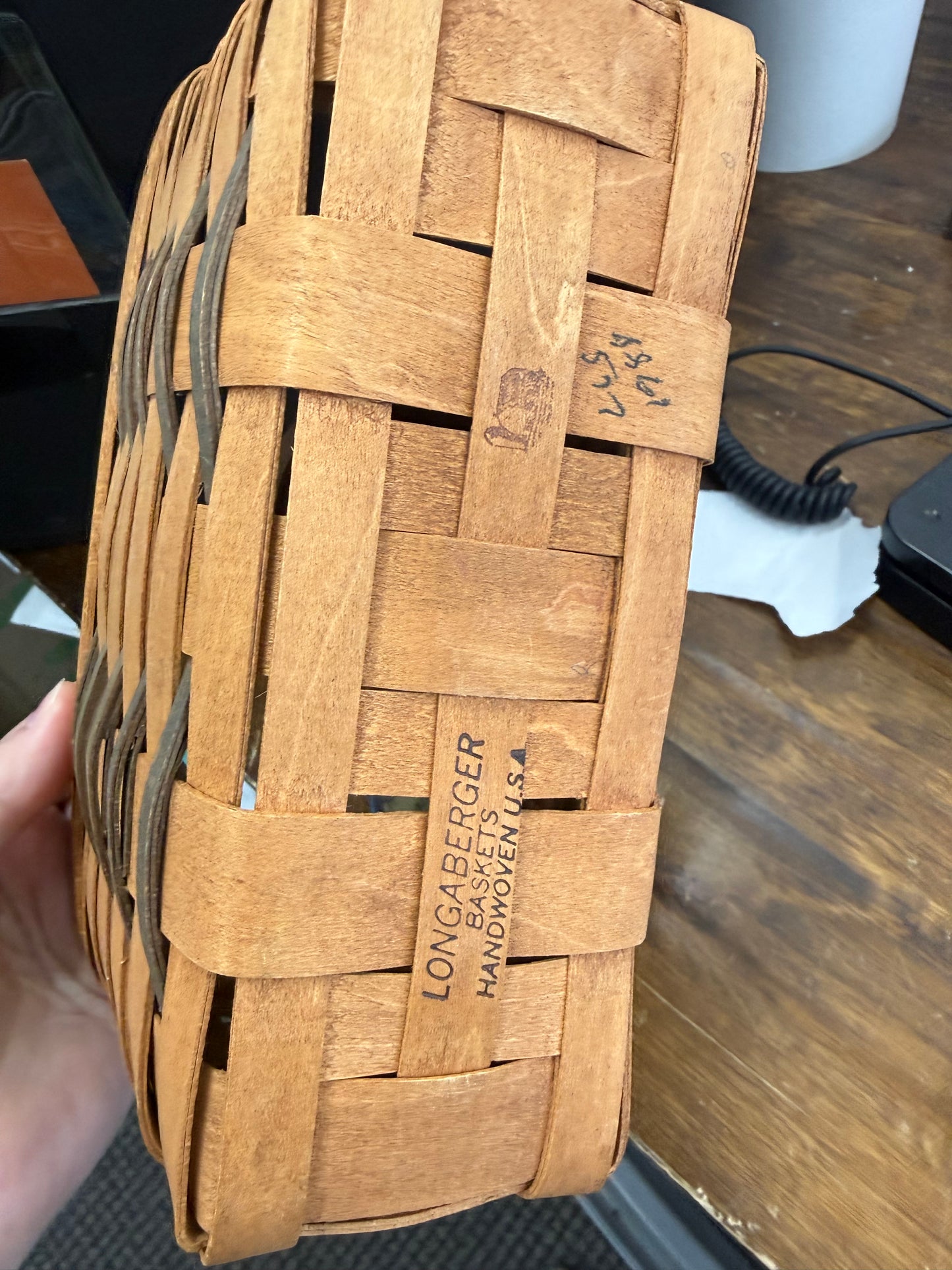 Longaberger medium key basket