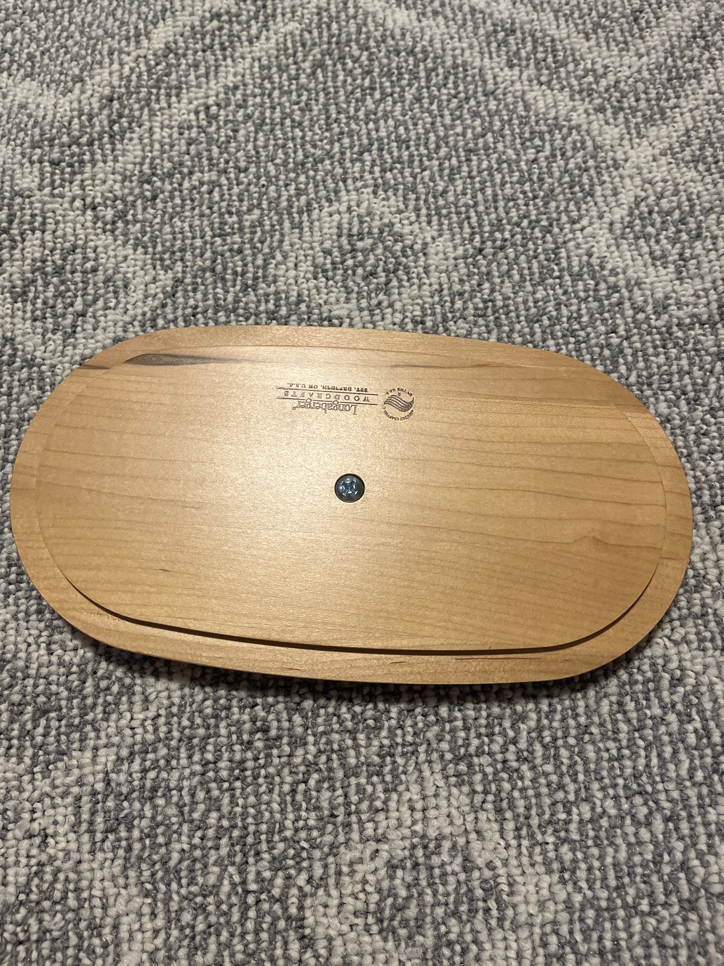 Longaberger 11.25”x6” ovular lid