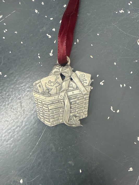 Longaberger pewter ornament