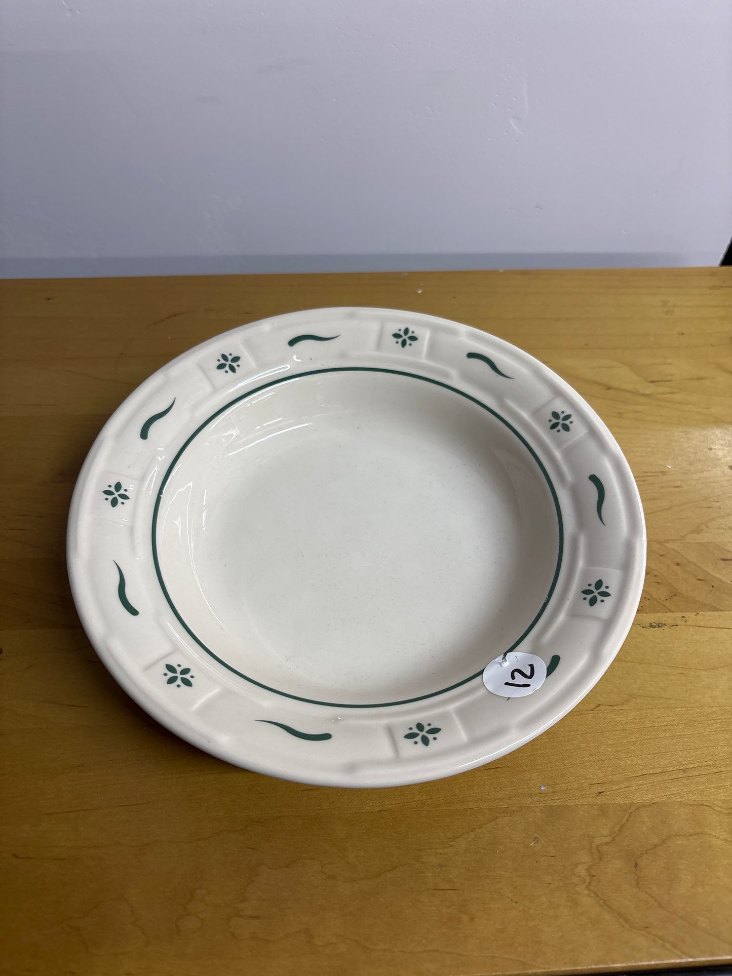Longaberger 8” Rimmed Soup/Salad Bowl