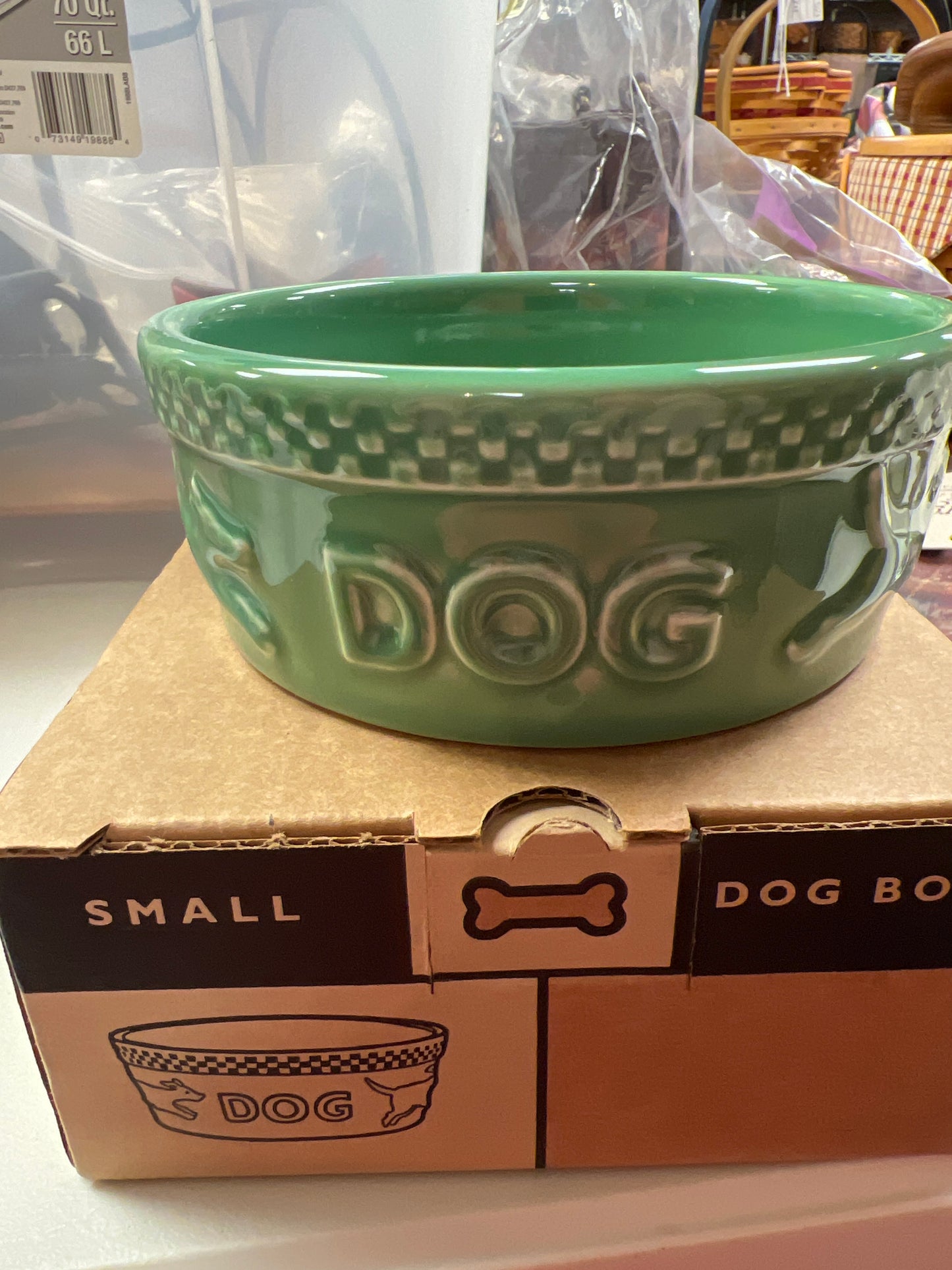 Longaberger by mulligan small dog bowl