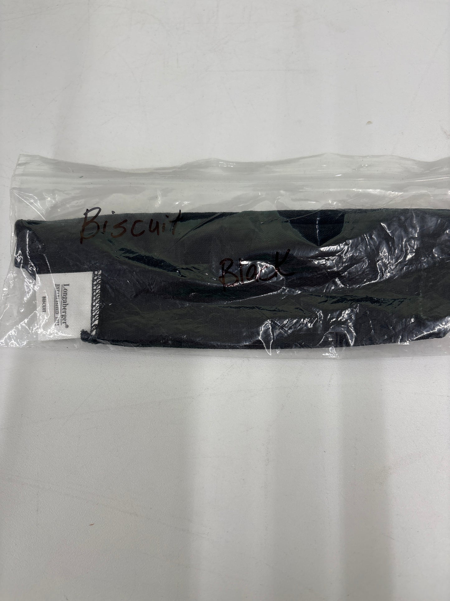 Longaberger Biscuit liner in Black