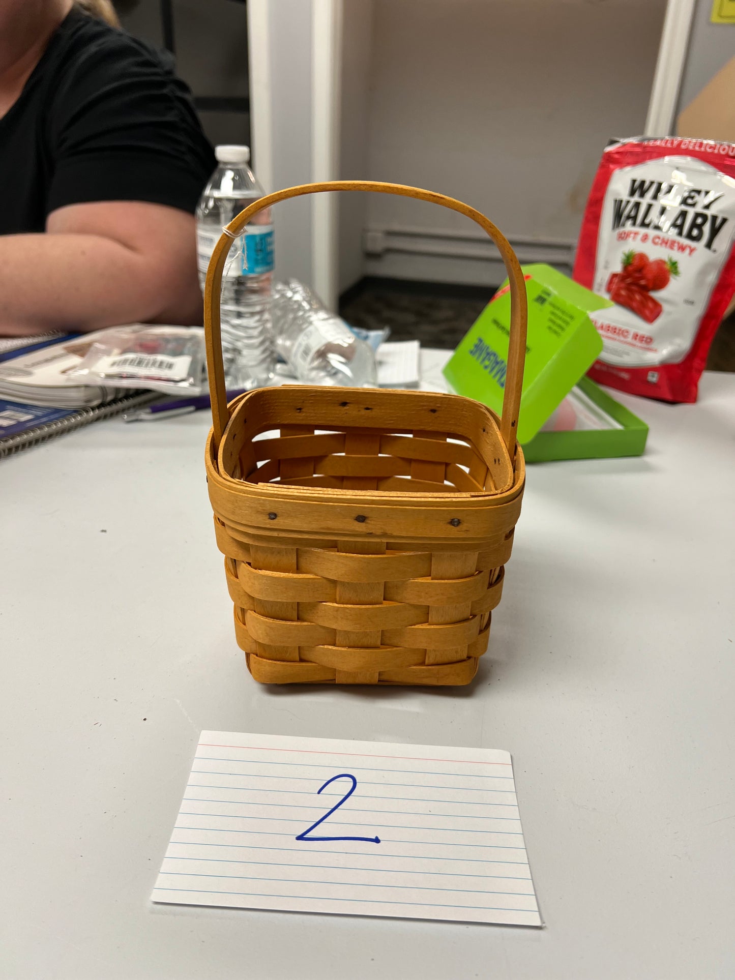 Longaberger small peg basket