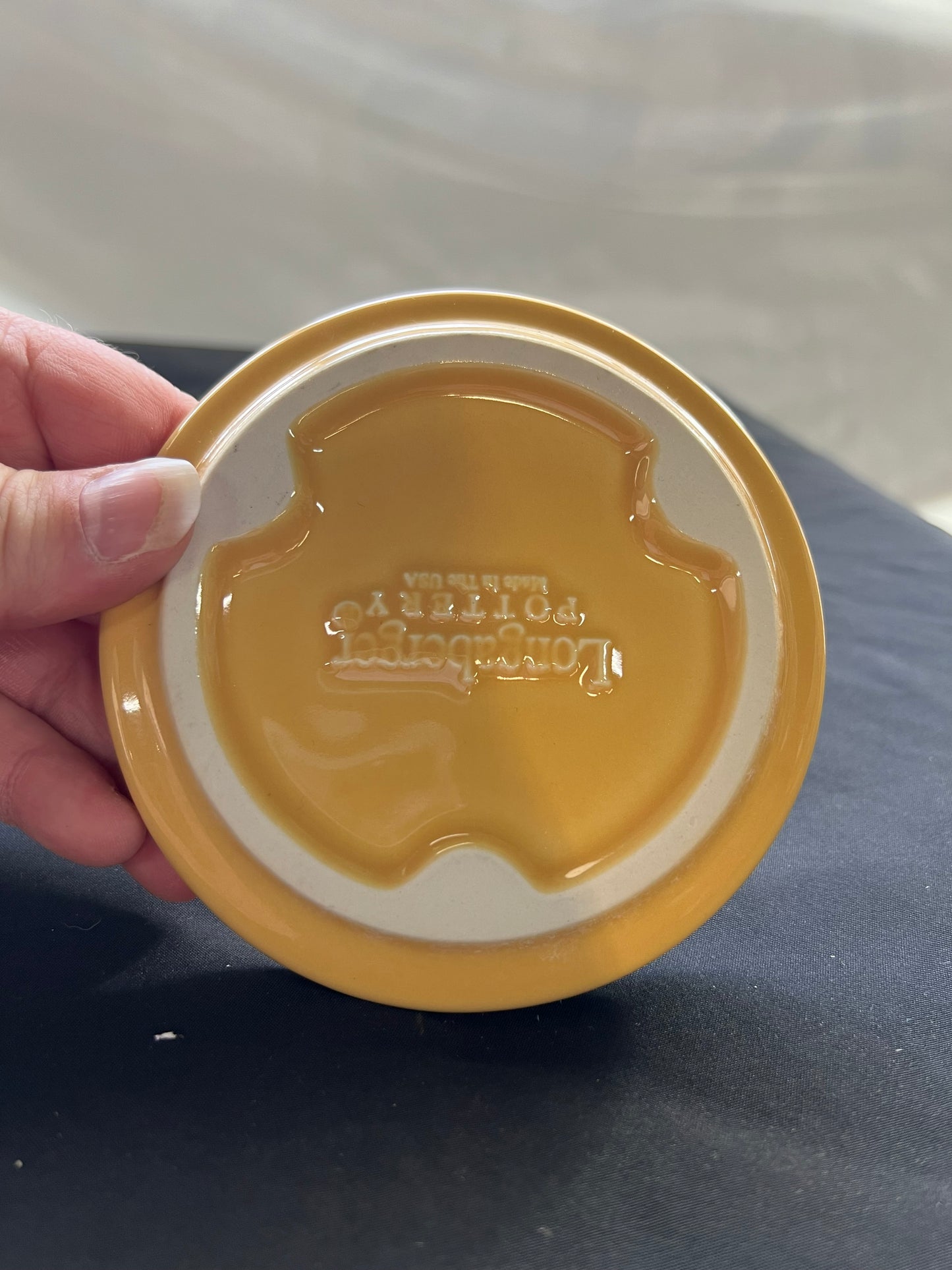 Longaberger Coaster Lid in Butternut