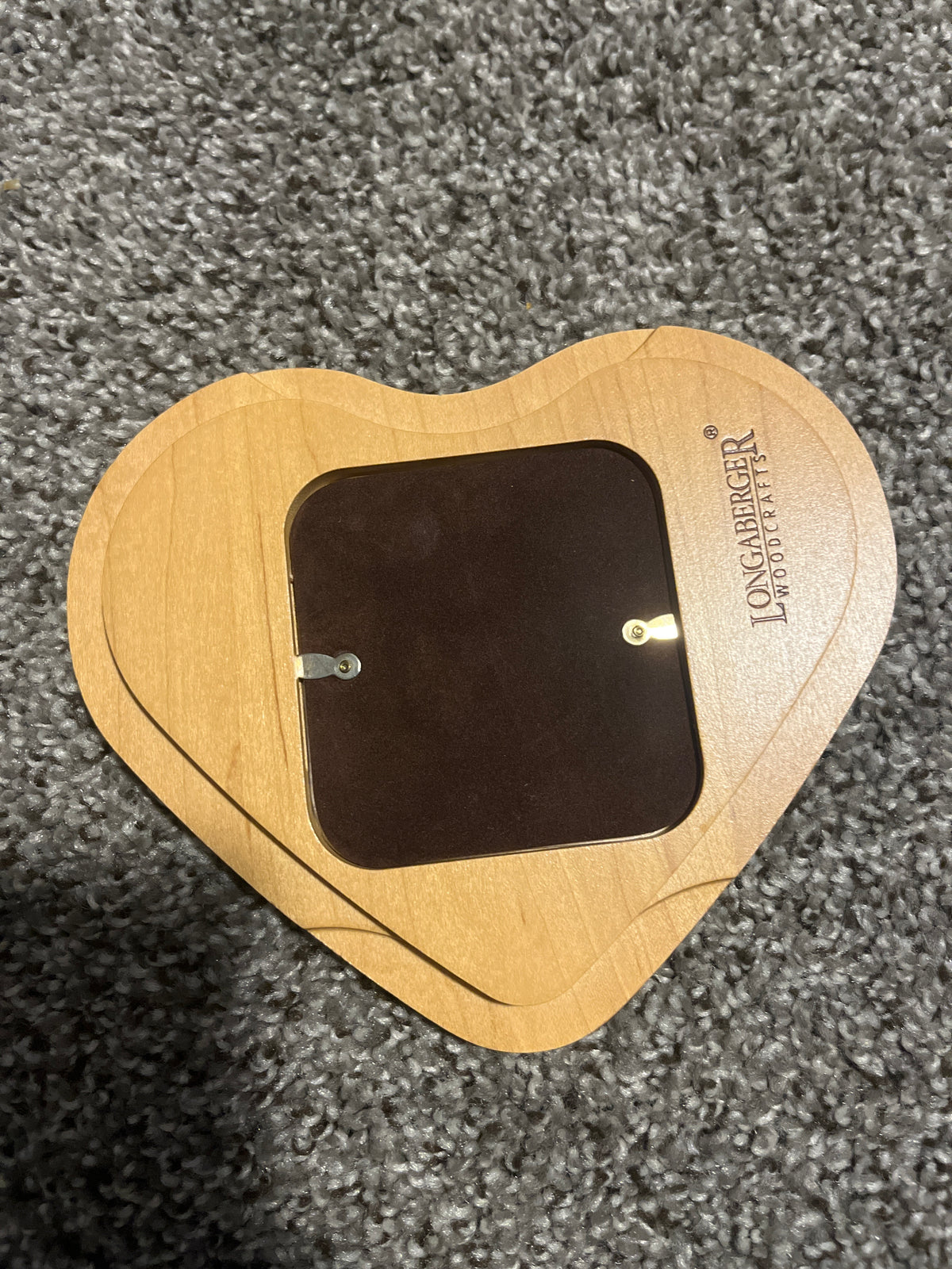 Longaberger little love photo slot lid. **May or may not be in a box**