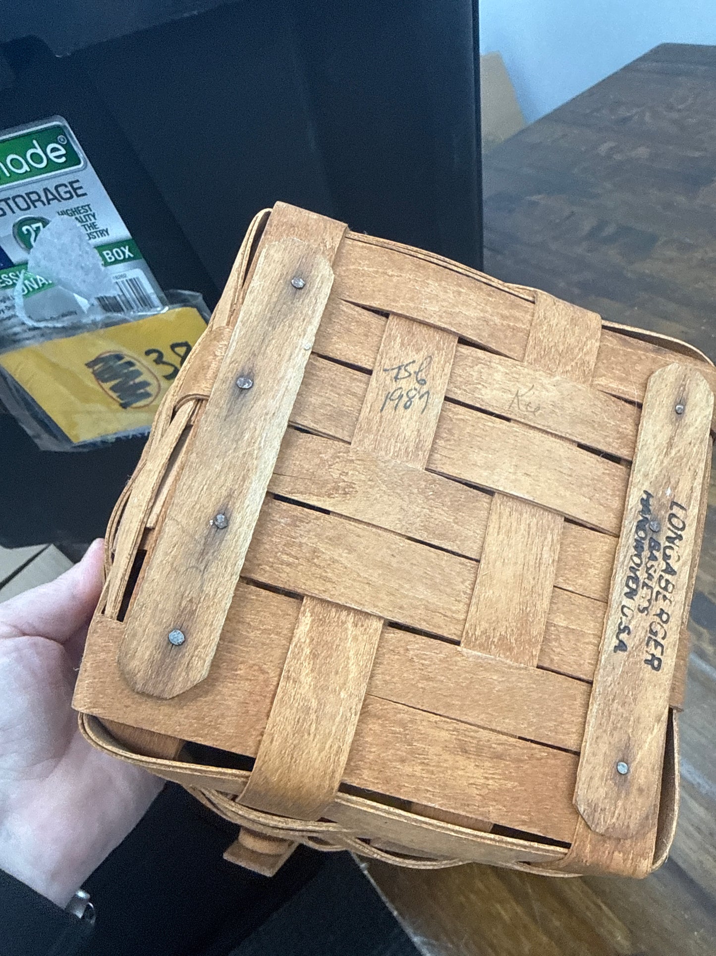 Longaberger 7” measuring basket