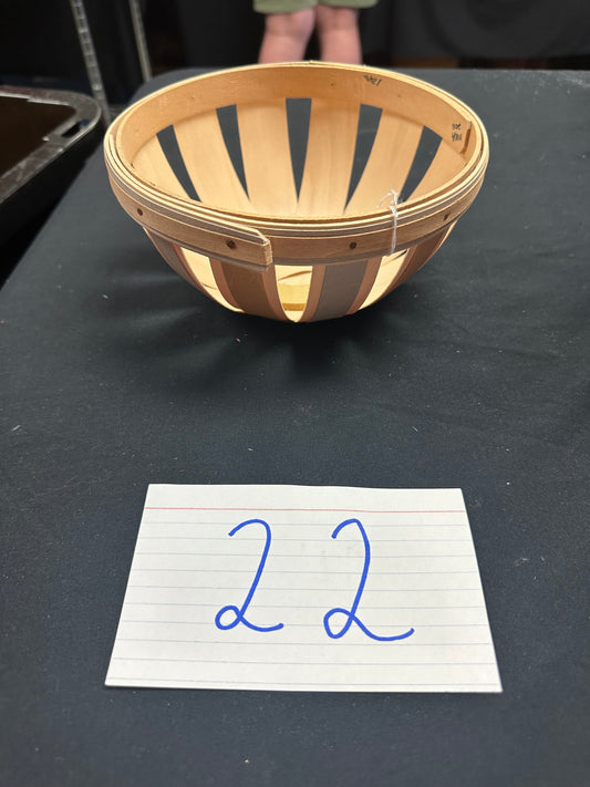 Longaberger Open Weave Bowl Basket