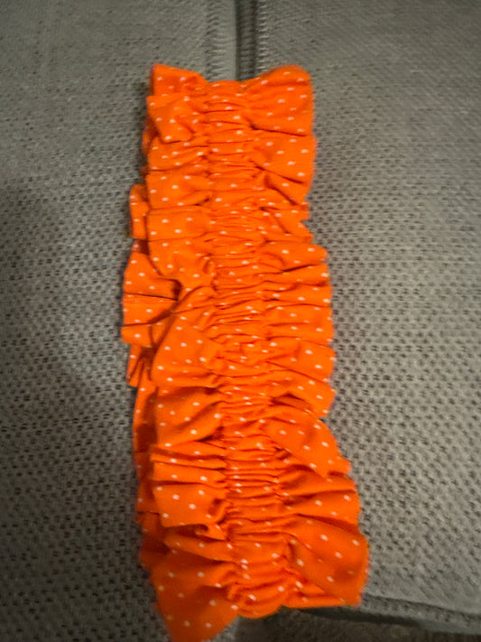 Homestead medium garter in orange dot