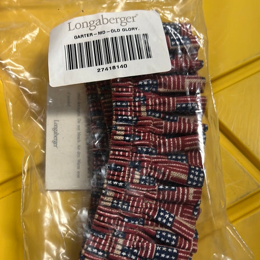 Longaberger medium garter in old glory