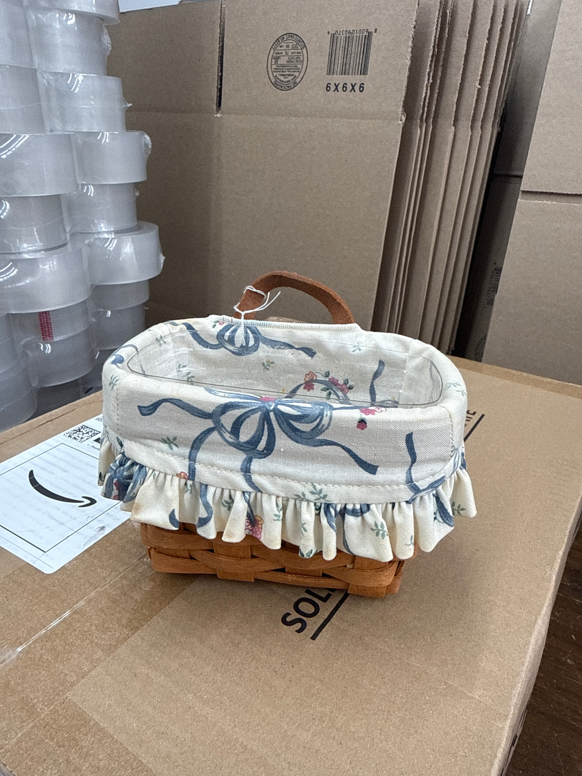 Longaberger ambrosia basket with liner