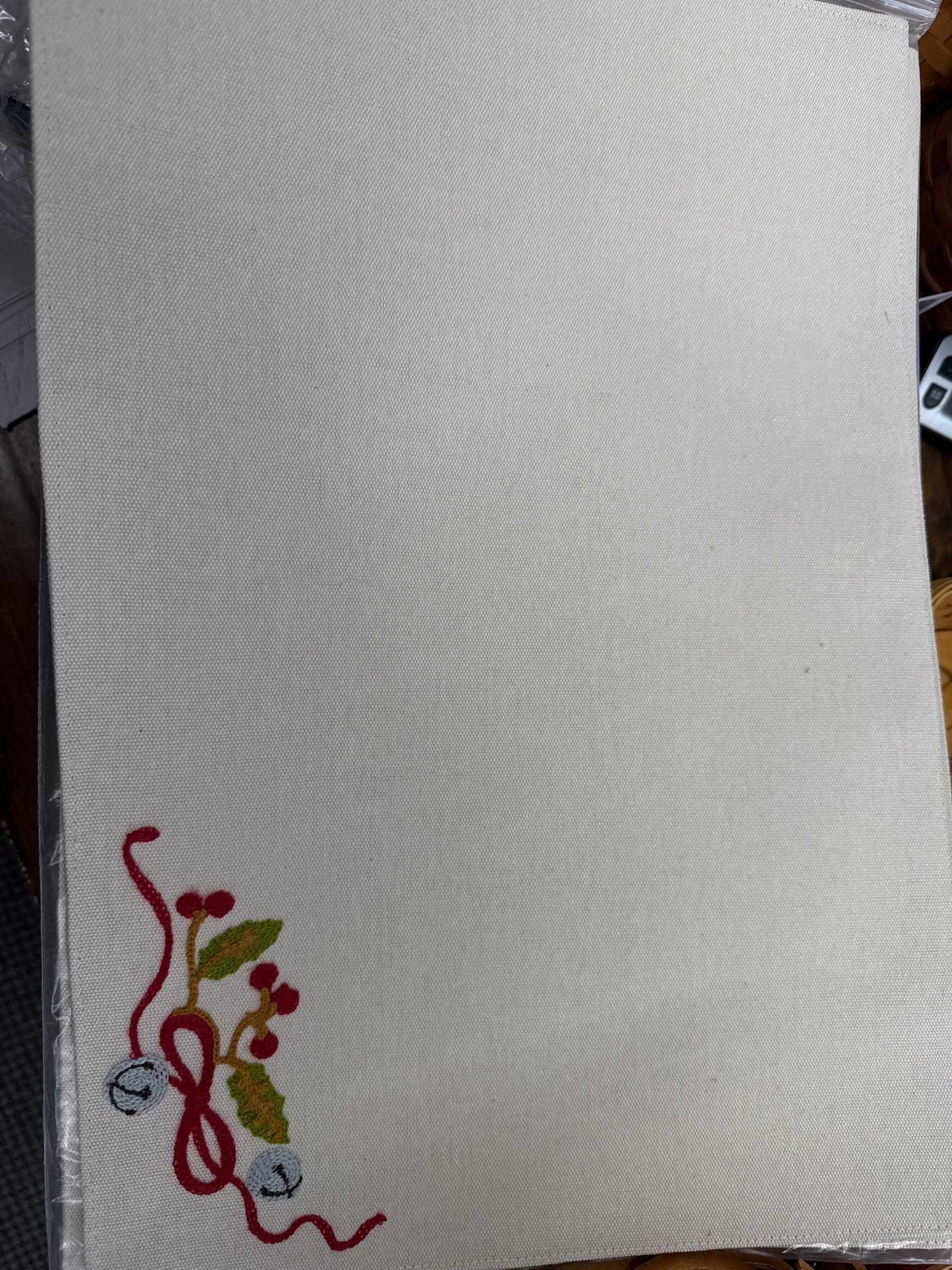 Longaberger Holly bells placemats-set of 3