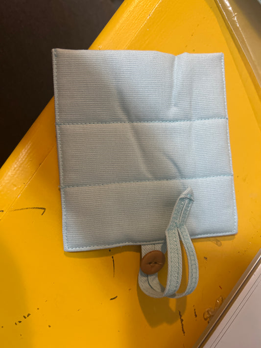 Longaberger Robin egg blue handle grip