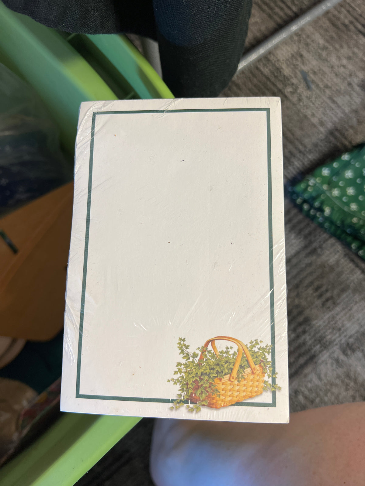 Longaberger notepal notepad