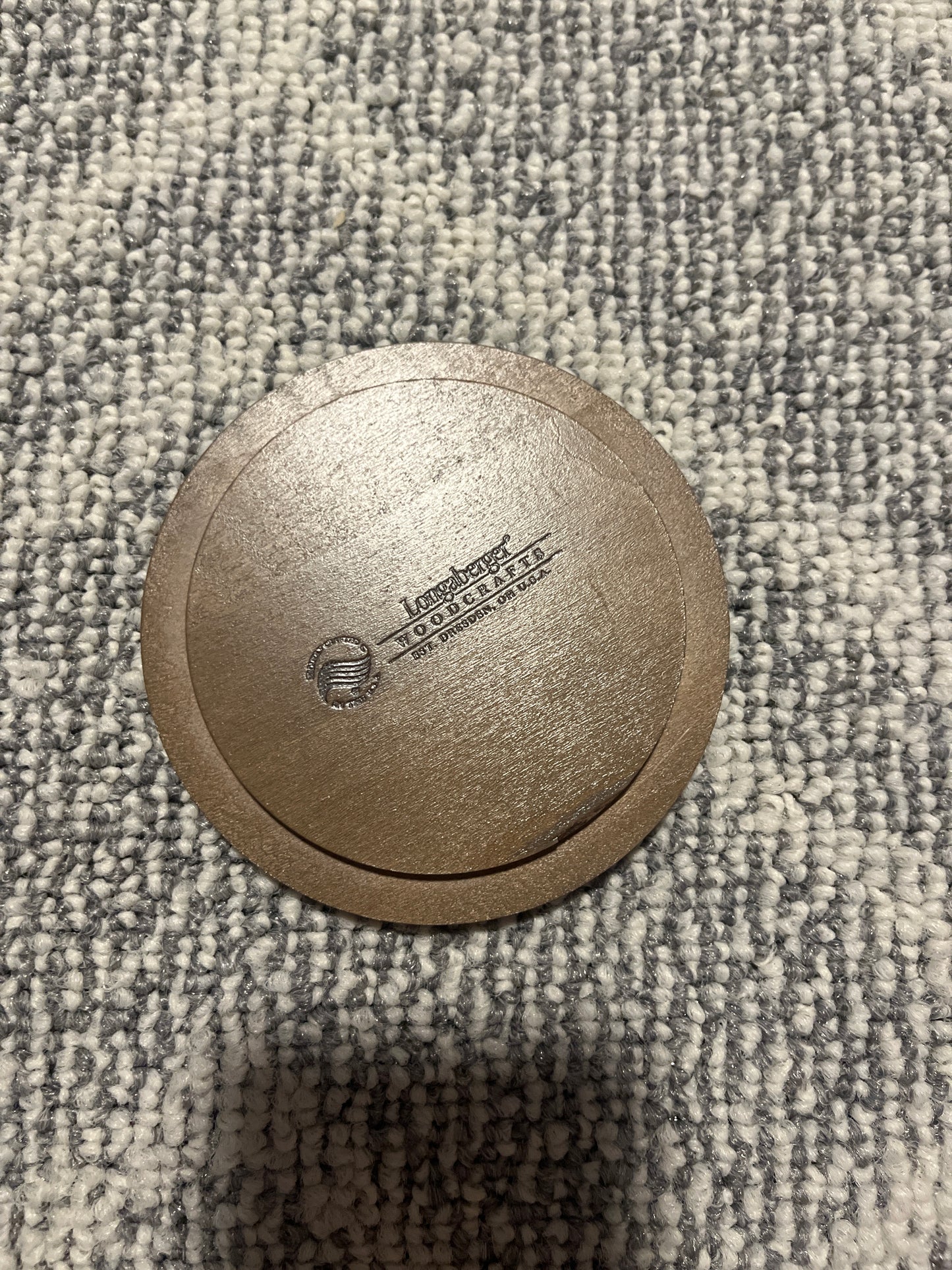Longaberger 4” round lid