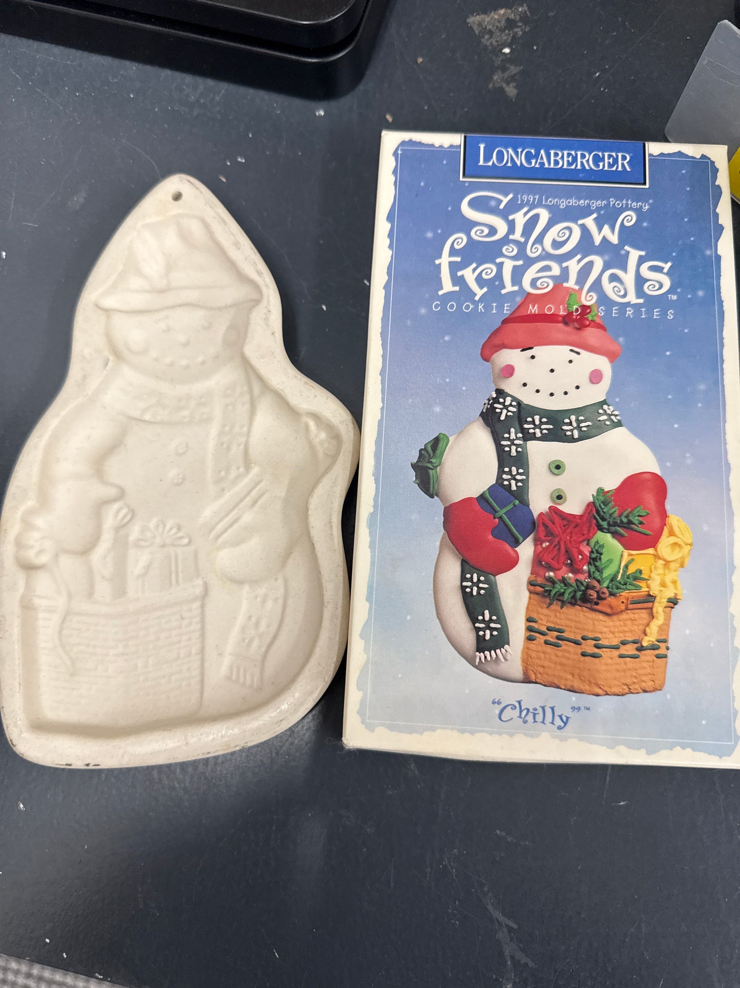 Longaberger snow friends “chilly” cookie mold ( may not be in original box)