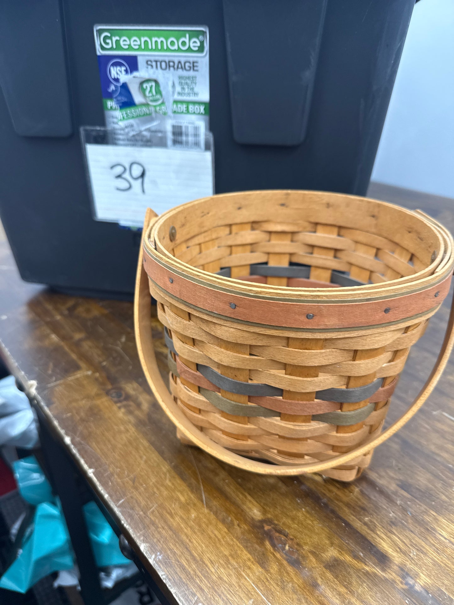 Longaberger 7” measuring basket