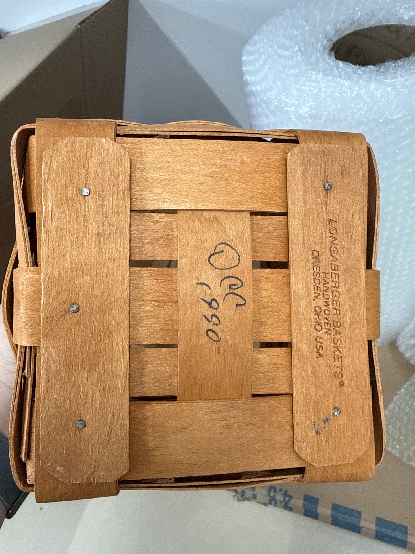 Longaberger medium spoon basket