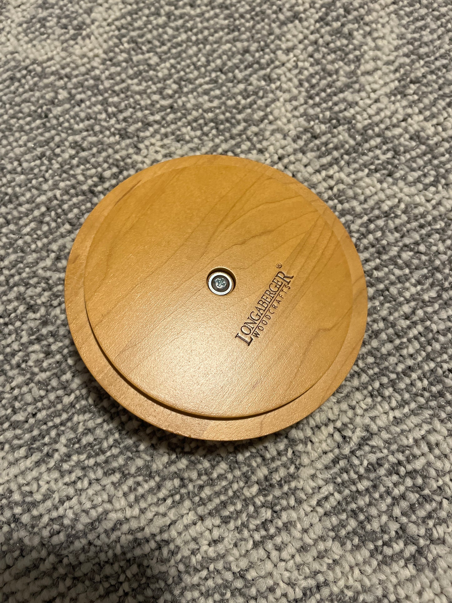 Longaberger 2001 J.W. Mini Bankers waste lid