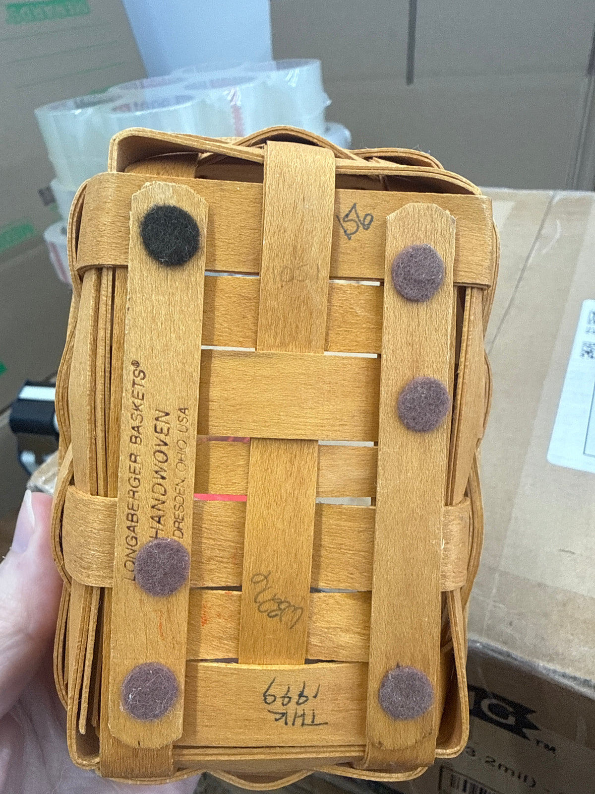 Longaberger parsley basket
